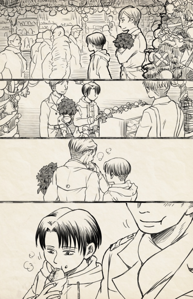 【完売】【リヴァイ誕生祭:エルリ/リヴァエル】シンデレラ・クリスマス