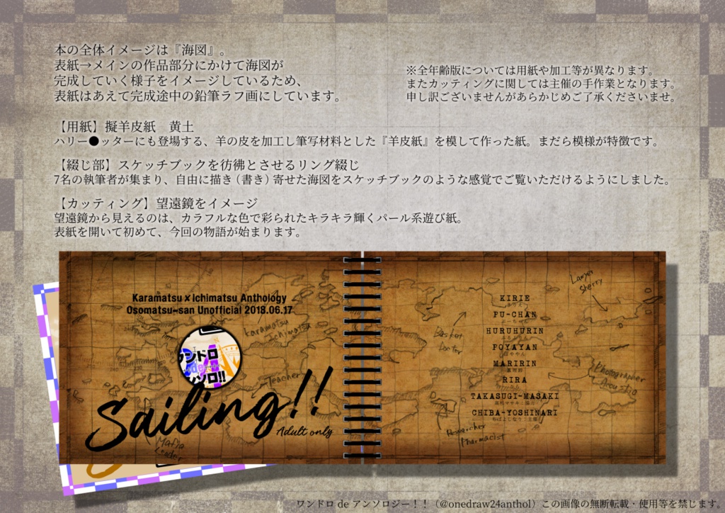 ワンドロ de アンソロジー『 Sailing!! 』【全年齢版】