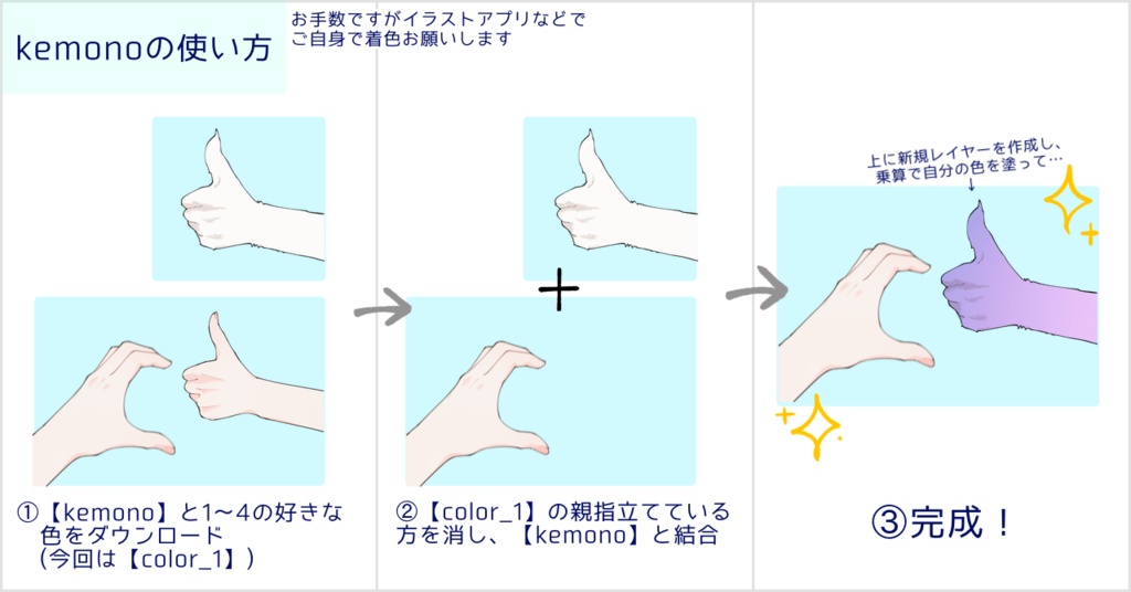 【商用利用❌】指ハート出来ない⁉︎【透過PNG素材】