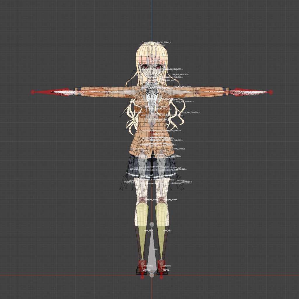 VRChatアニメ3Dモデル「ラーメン大好き小泉さん」