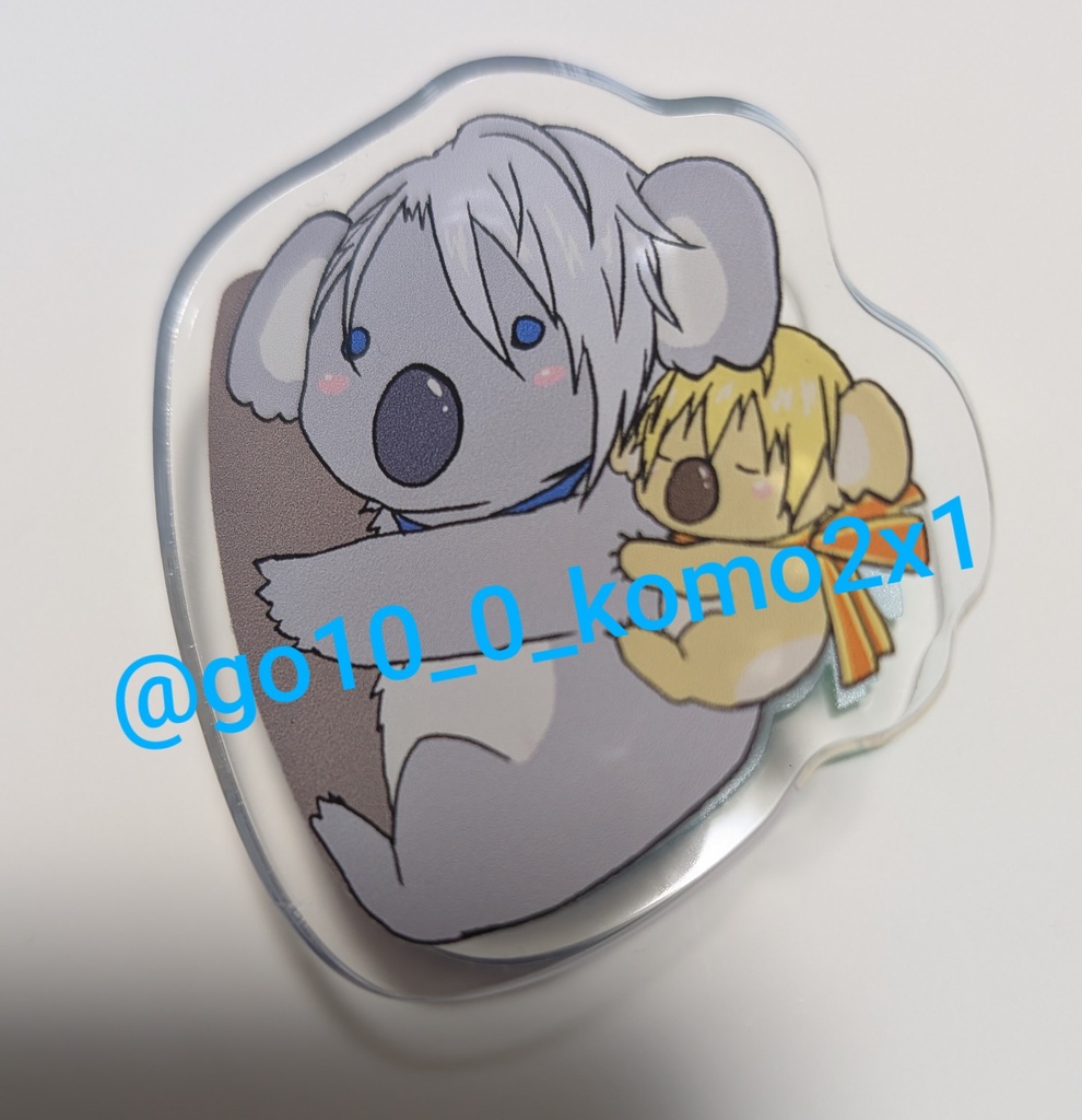 くにちょぎコアラアクリルクリップ
