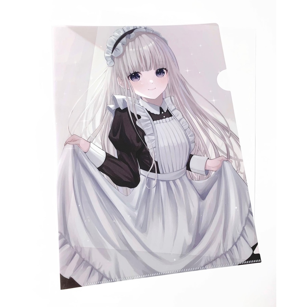 白妙ぬんオリジナルイラストA4クリアファイル