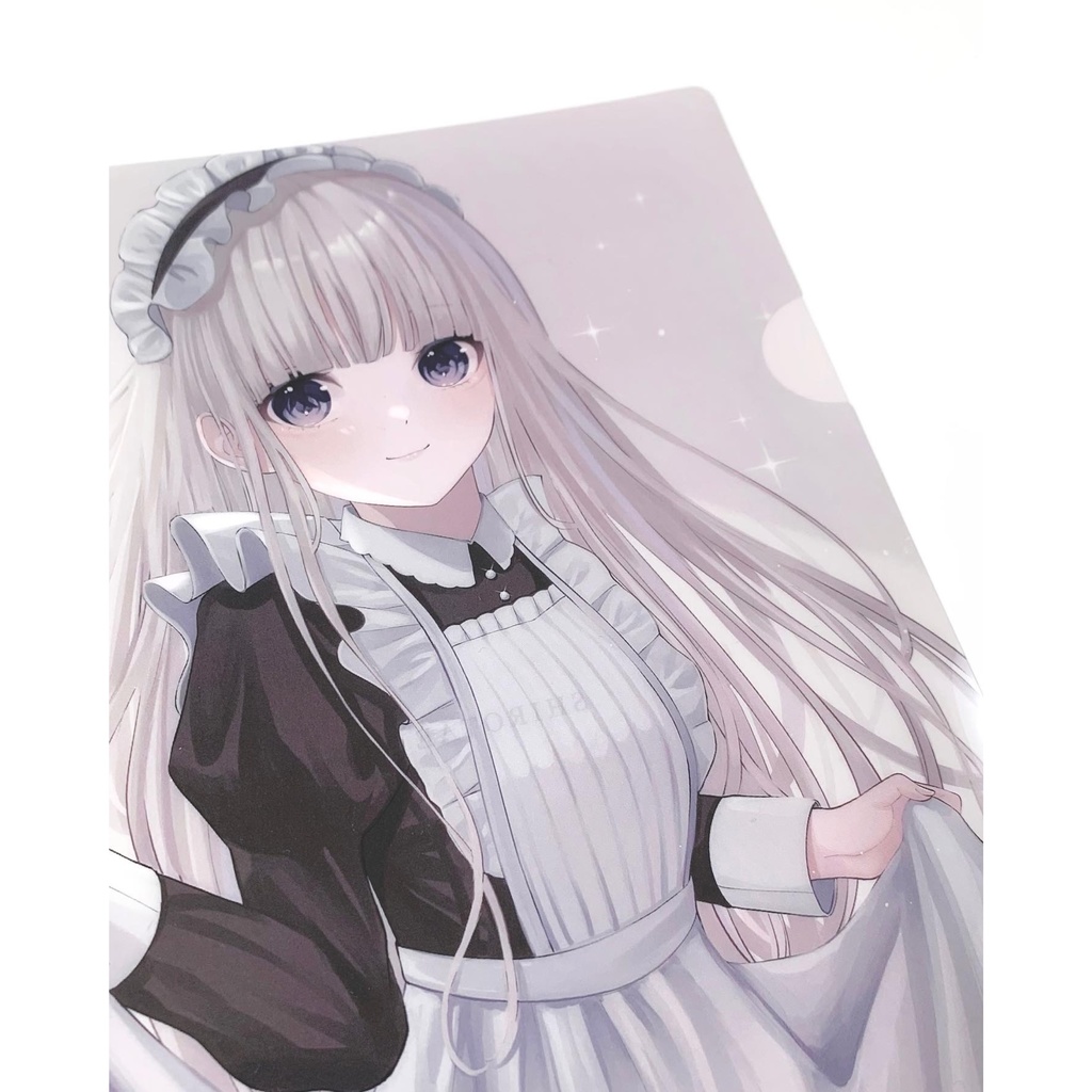 白妙ぬんオリジナルイラストA4クリアファイル