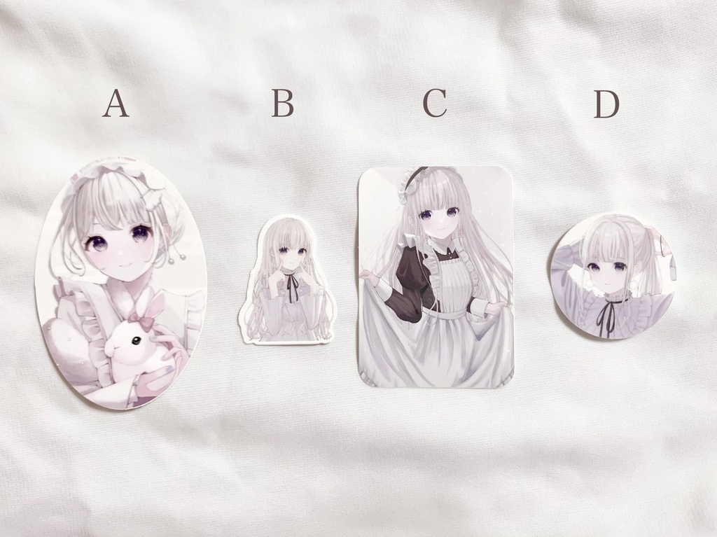 【年末年始限定セット】直筆メッセージカード付き!A4クリアファイル&ステッカーセット♡