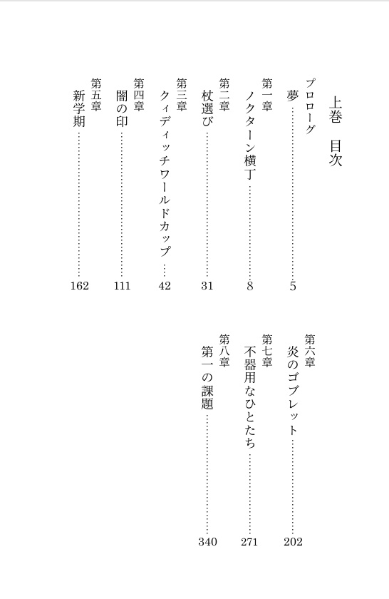 A cat has nine lives. The Goblet of Fire Ⅰ・Ⅱ(炎のゴブレット編上下セット)