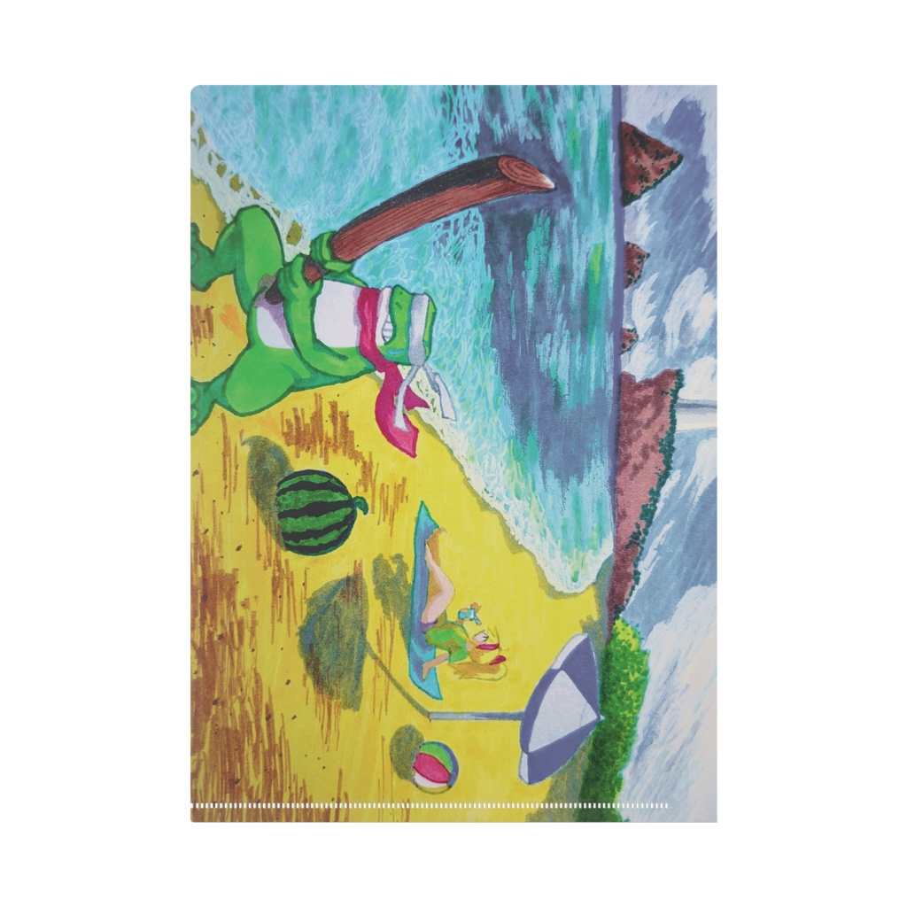 両面クリアファイル