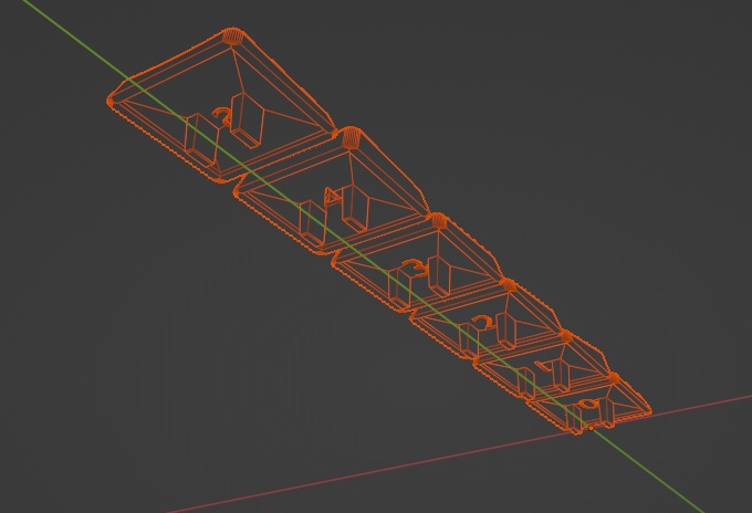 キーキャップ3Dデータ Zero8 Slim-Fit Keycap (自作キーボード用 狭ピッチ0.8u Choc v1キーキャップ)