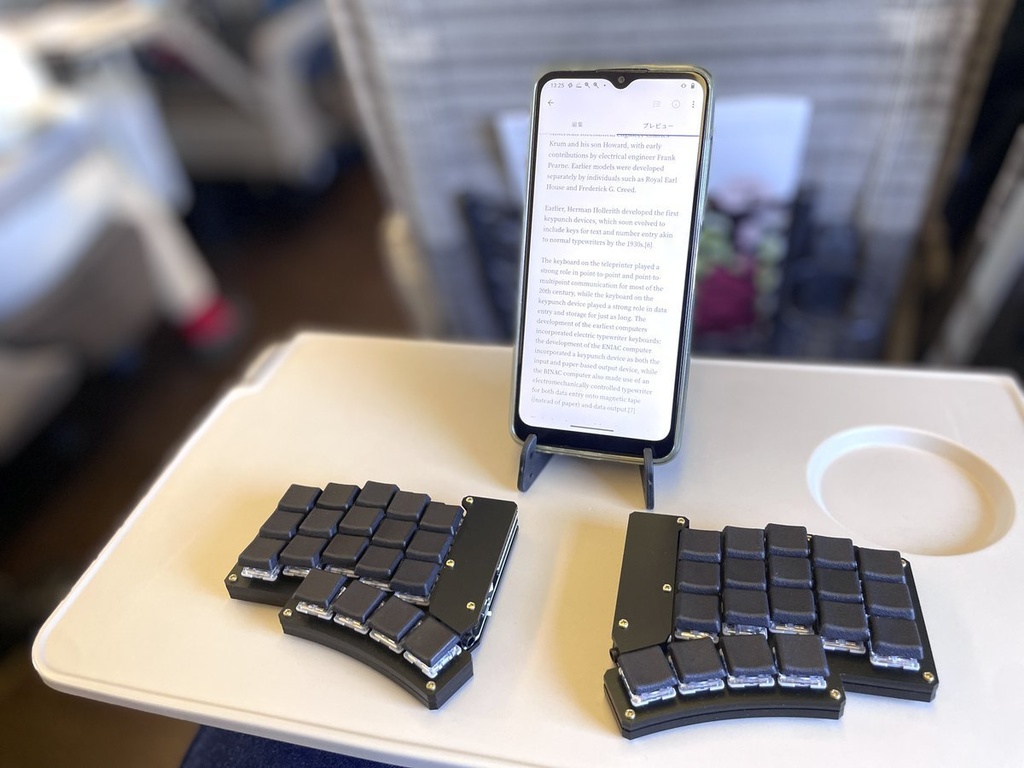 Palmslave (miniDivide v2) 小型 & 薄型 自作キーボードキット