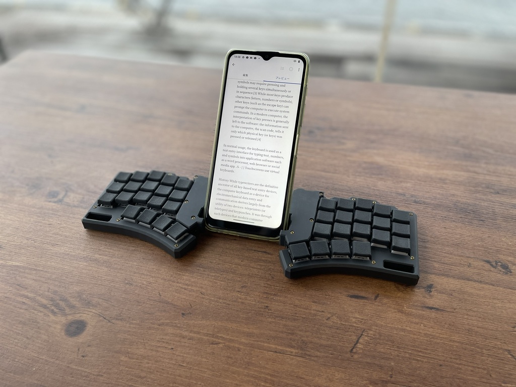 Palmslave (miniDivide v2) 小型 & 薄型 自作キーボードキット