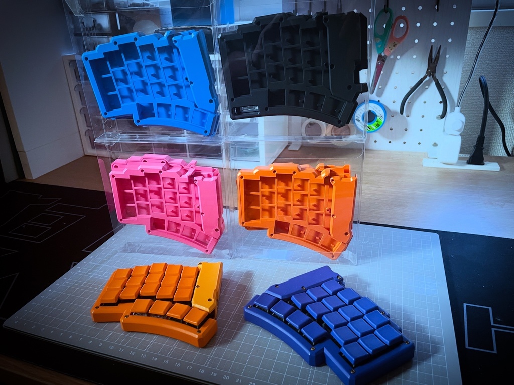 Palmslave (miniDivide v2) 小型 & 薄型 自作キーボードキット