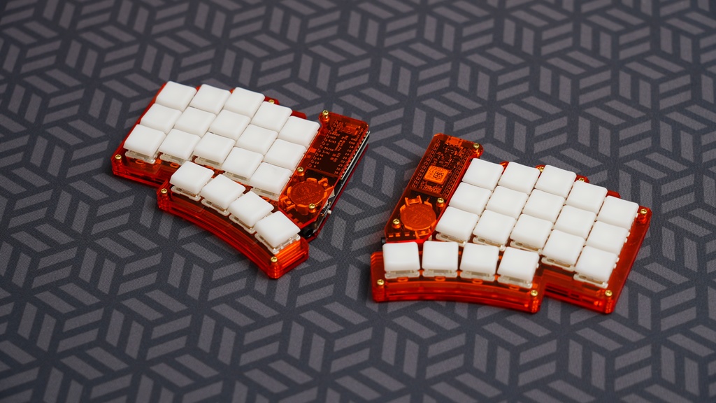 Palmslave (miniDivide v2) 小型 & 薄型 自作キーボードキット