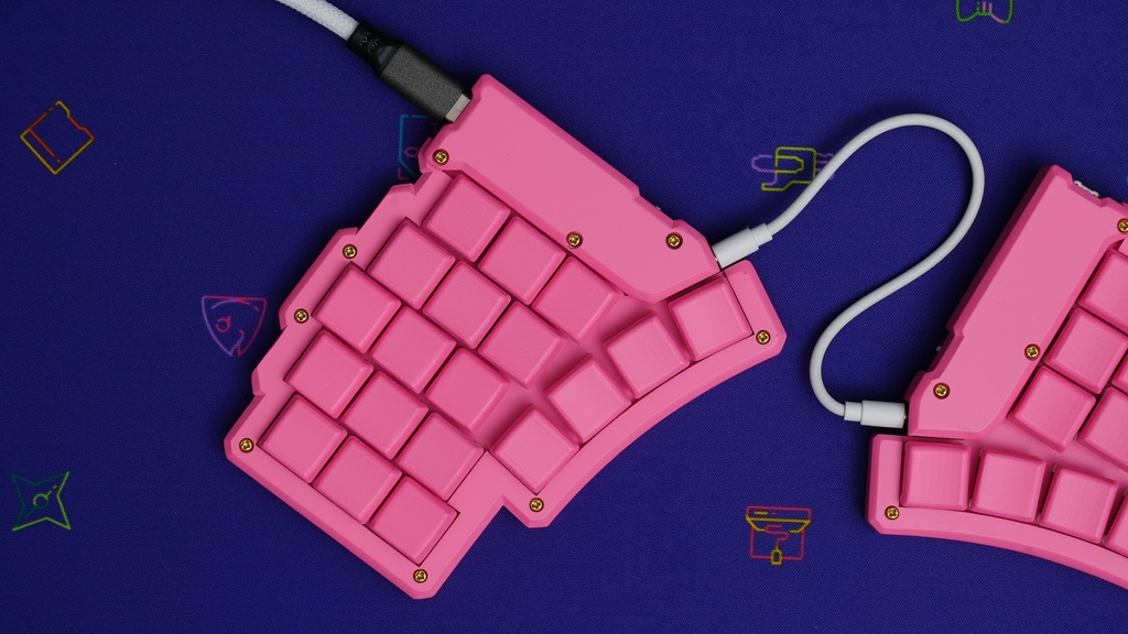 Palmslave (miniDivide v2) 小型 & 薄型 自作キーボードキット