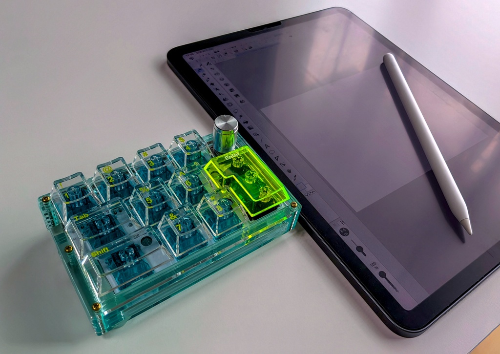 旅するキーボード「Jourkey」 自作キーボードキット