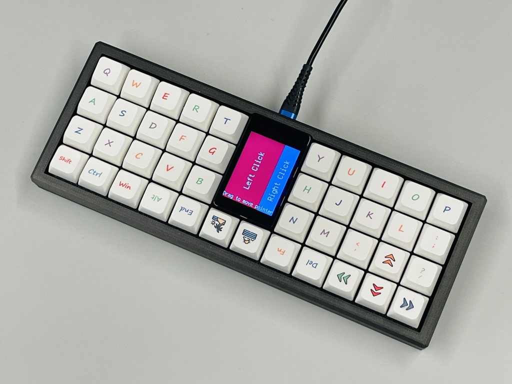 ハンダ済み自作キーボード「キボっち」