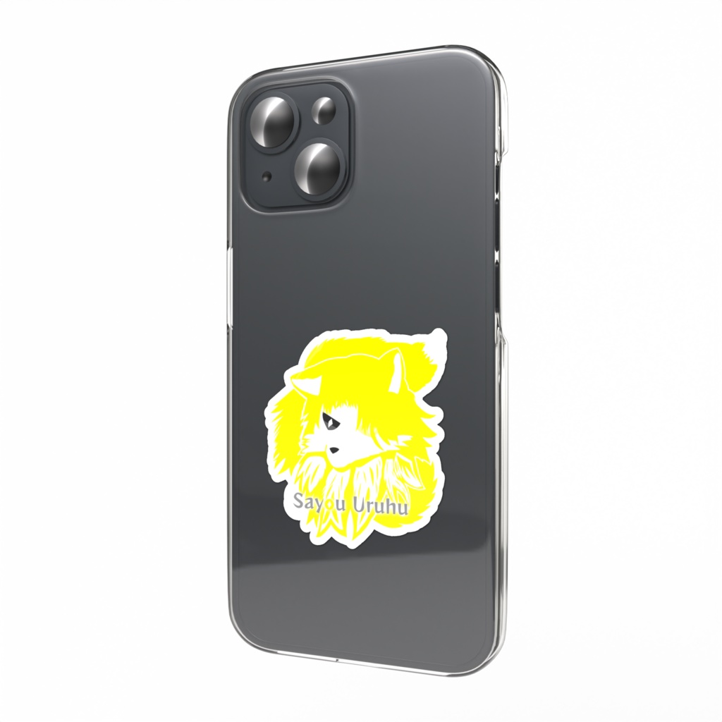 整陽 ウルフスマホステッカー(黄)
