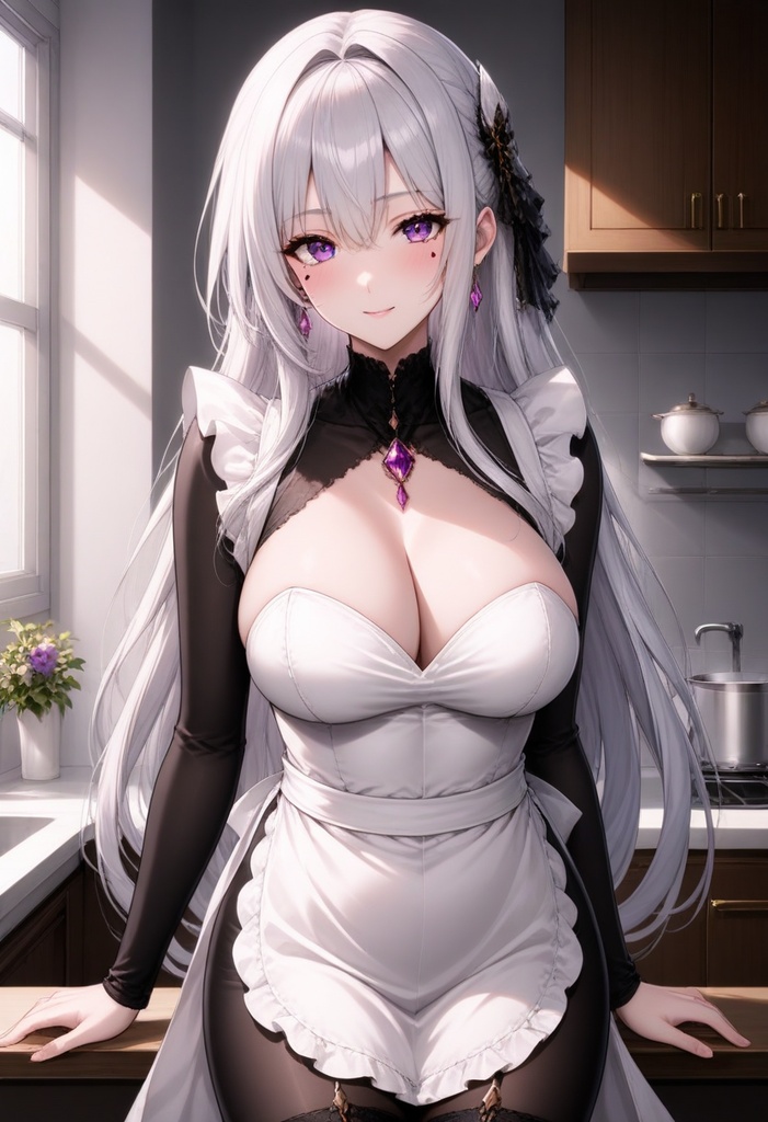 【AI生成】銀月のセレナ|300 Illustrations Collection