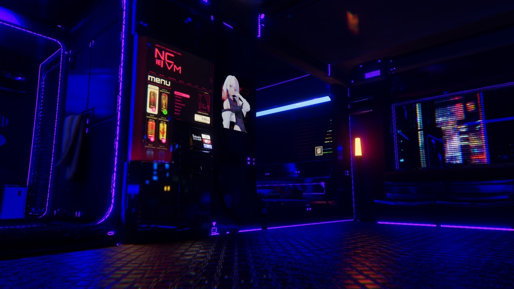 Cyberpunk Apartment Vrchat (SOLD)