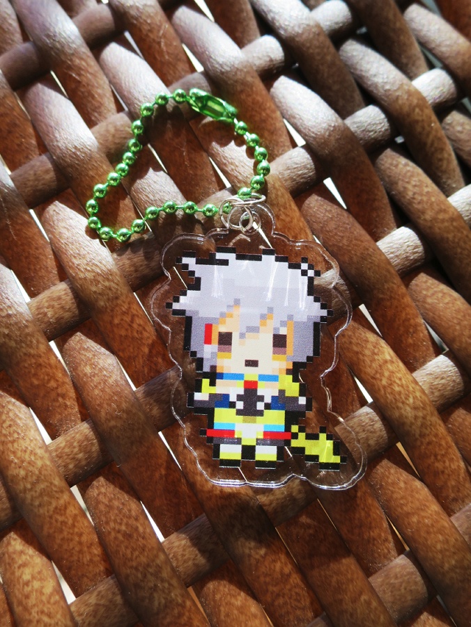 アデヒカドット絵アクリルキーホルダー