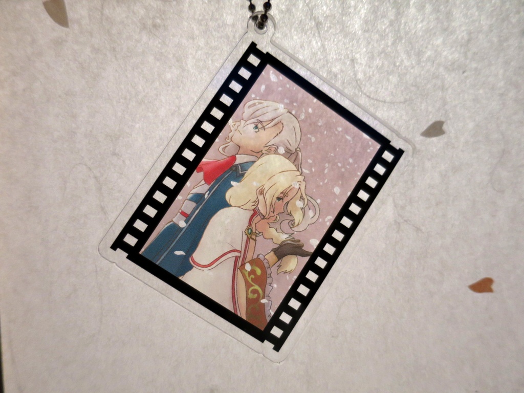 フィルム風アクリルキーホルダー