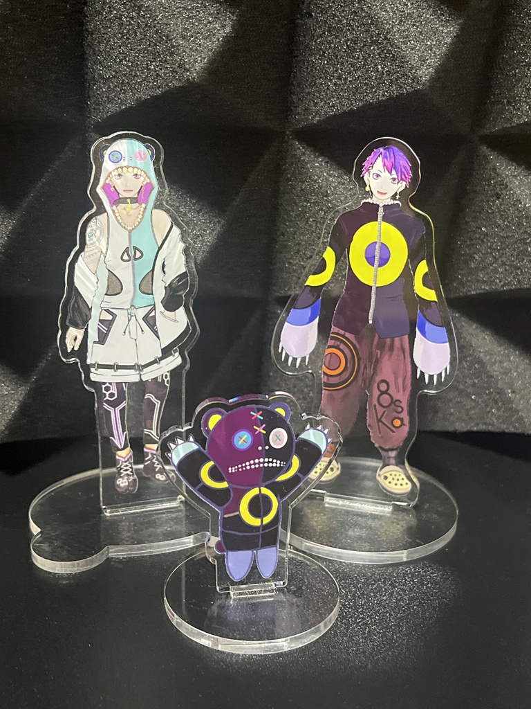 蜂須賀クマアクリルスタンド3点セット