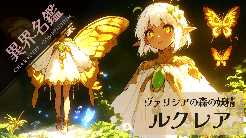 異界名鑑「ヴァリシアの森の妖精 ルクレア」