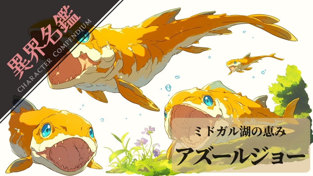 異界名鑑「ミドガル湖の恵み アズールジョー」