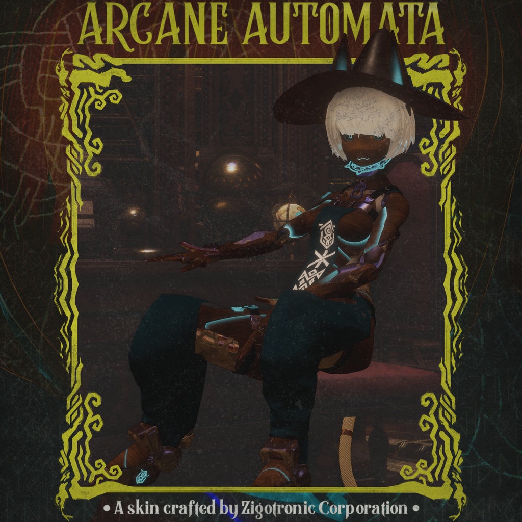 Arcane Automaton - Cyant/Runyant Material and texture set - VRChat