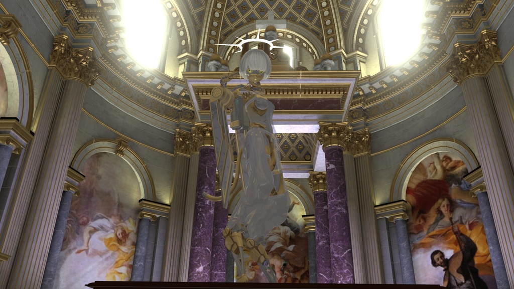 Angelic Automaton - Cyant and Runyant Material and texture set - VRChat