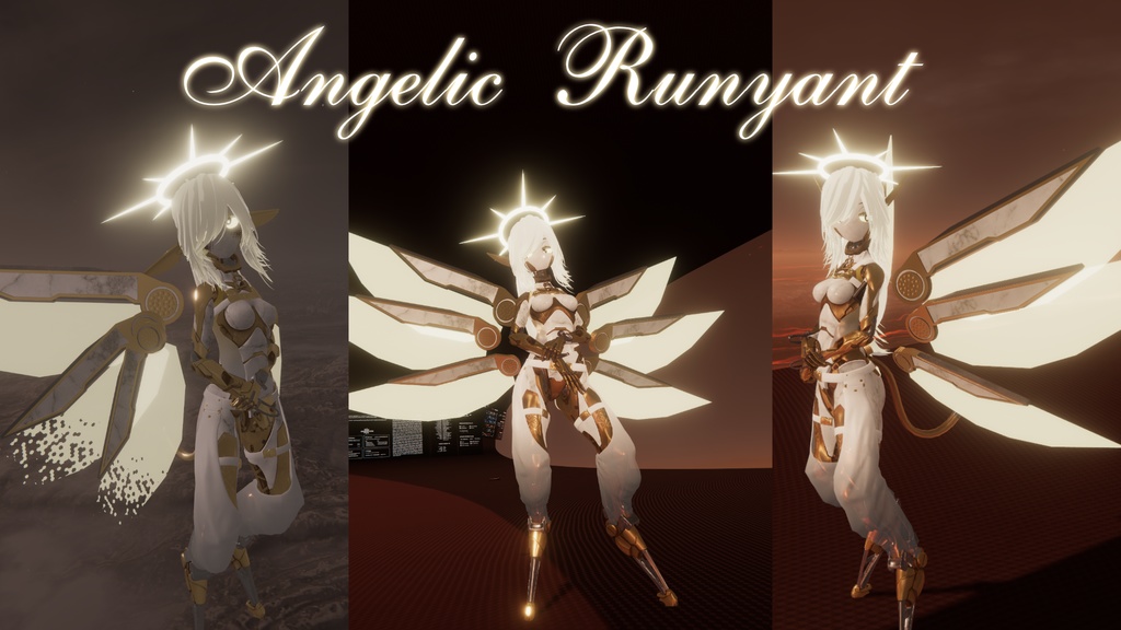 Angelic Automaton - Cyant and Runyant Material and texture set - VRChat