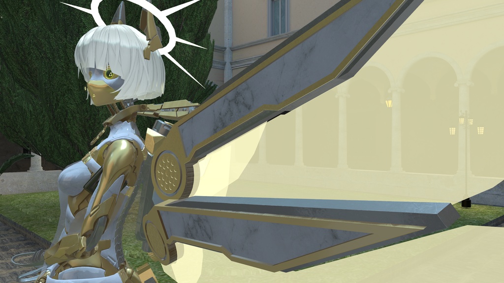 Angelic Automaton - Cyant and Runyant Material and texture set - VRChat