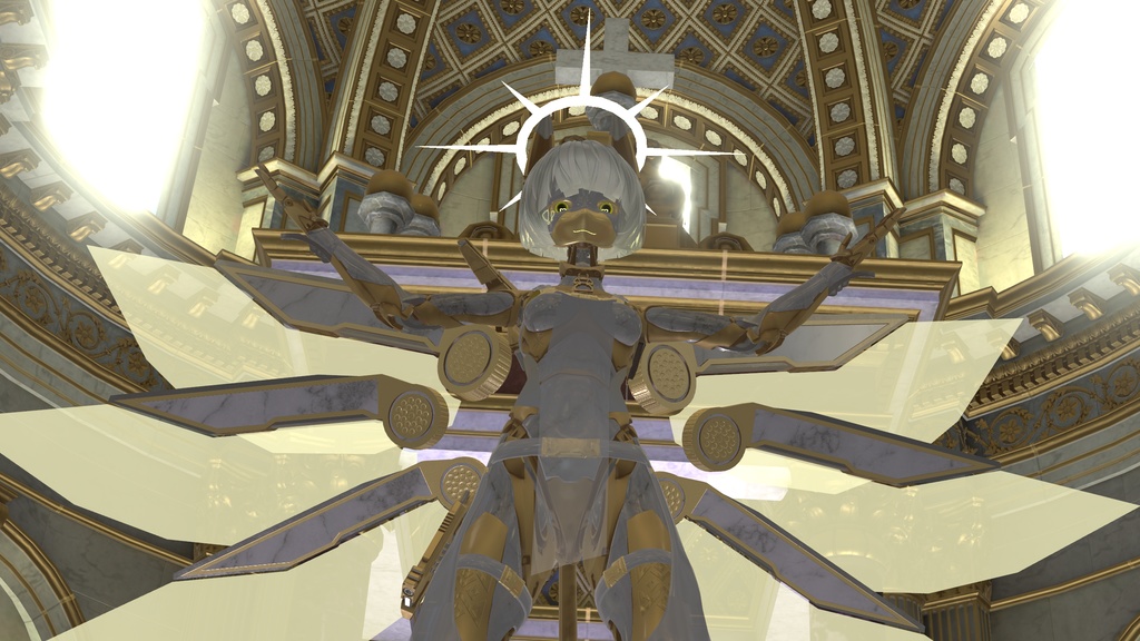 Angelic Automaton - Cyant and Runyant Material and texture set - VRChat