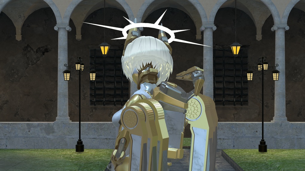 Angelic Automaton - Cyant and Runyant Material and texture set - VRChat
