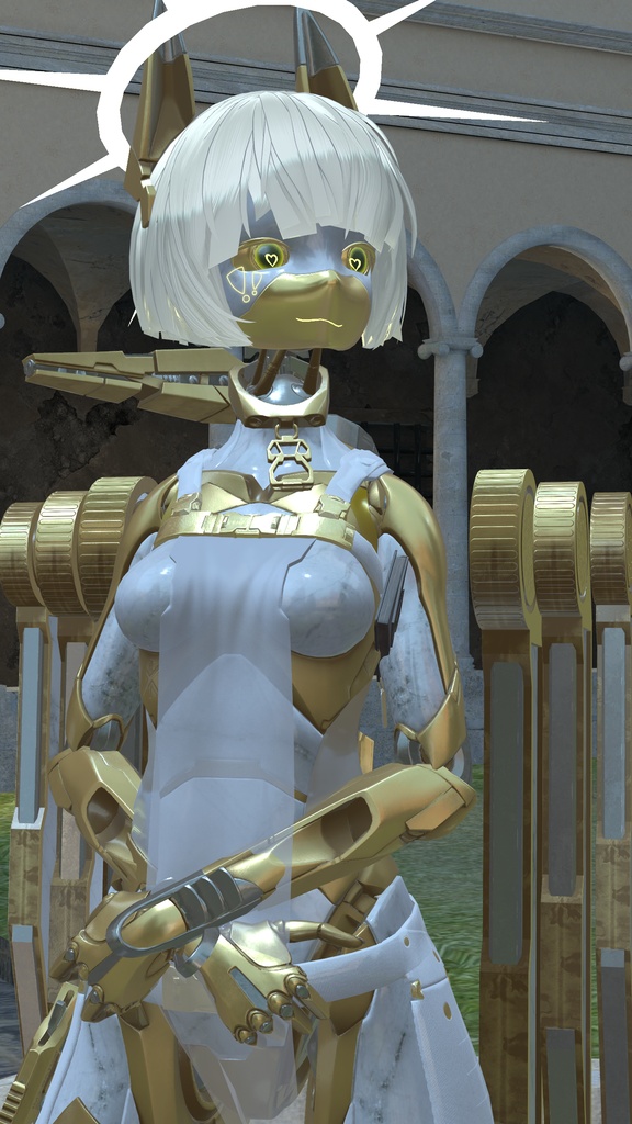 Angelic Automaton - Cyant and Runyant Material and texture set - VRChat