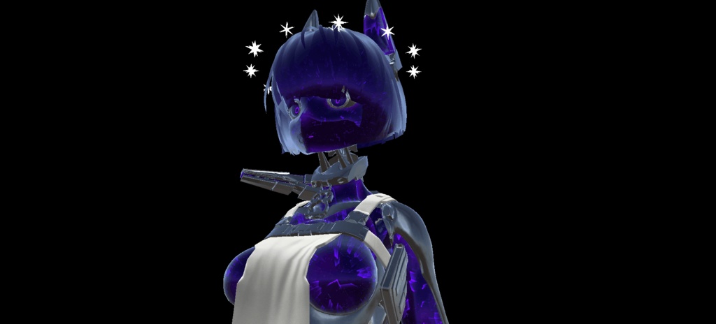 Crystalline Cosmos - Cyant and Runyant Material and texture set - VRChat