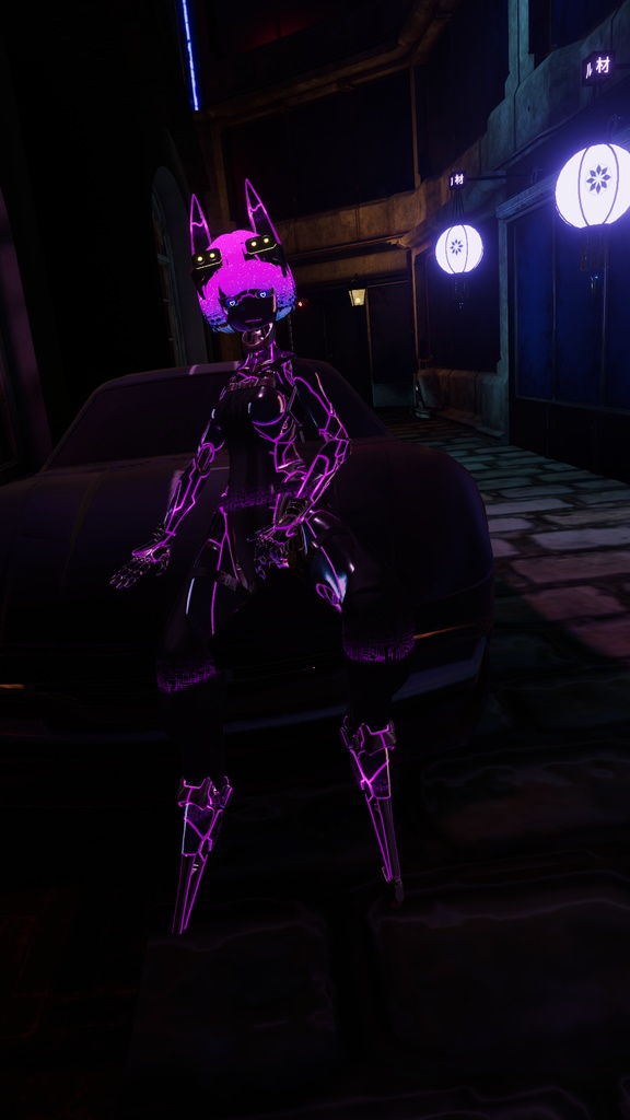 Synthwave CyberCyant - Cyant and Runyant Material and texture set - VRChat