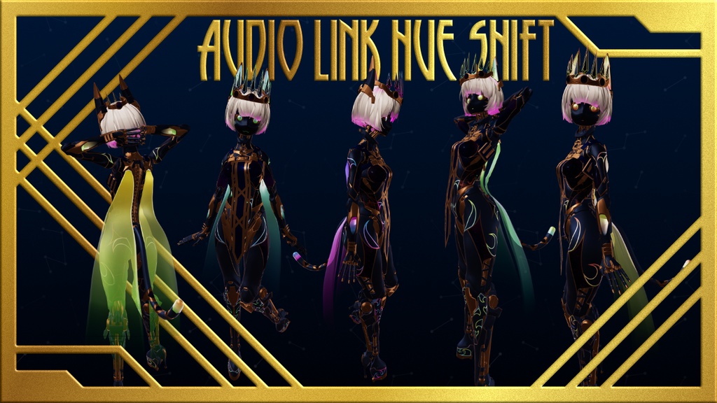 Celestial Empress - Cyant and Runyant Material and Texture Set - VRChat