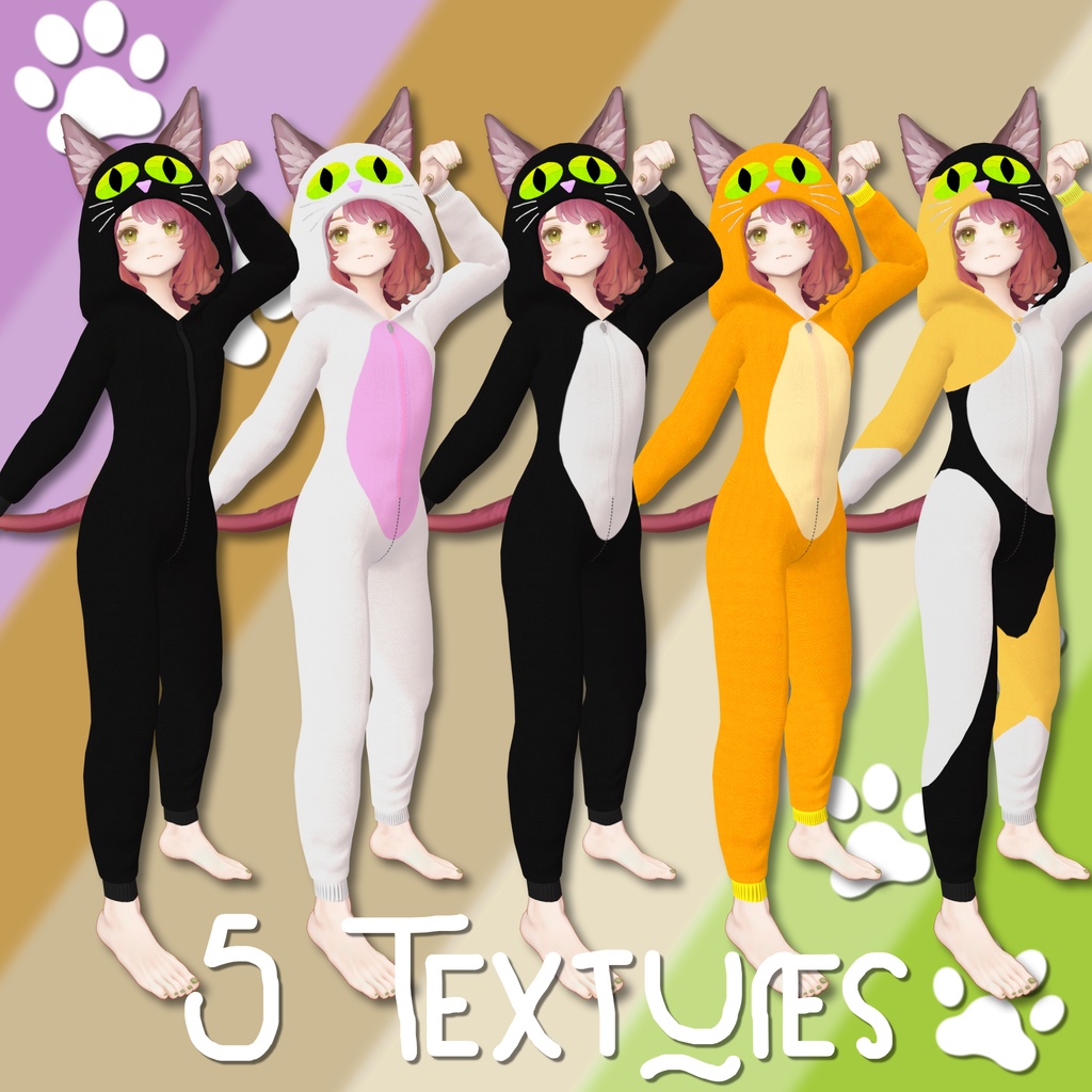 Marycia Cat Onesie - マリシア 猫着ぐるみ