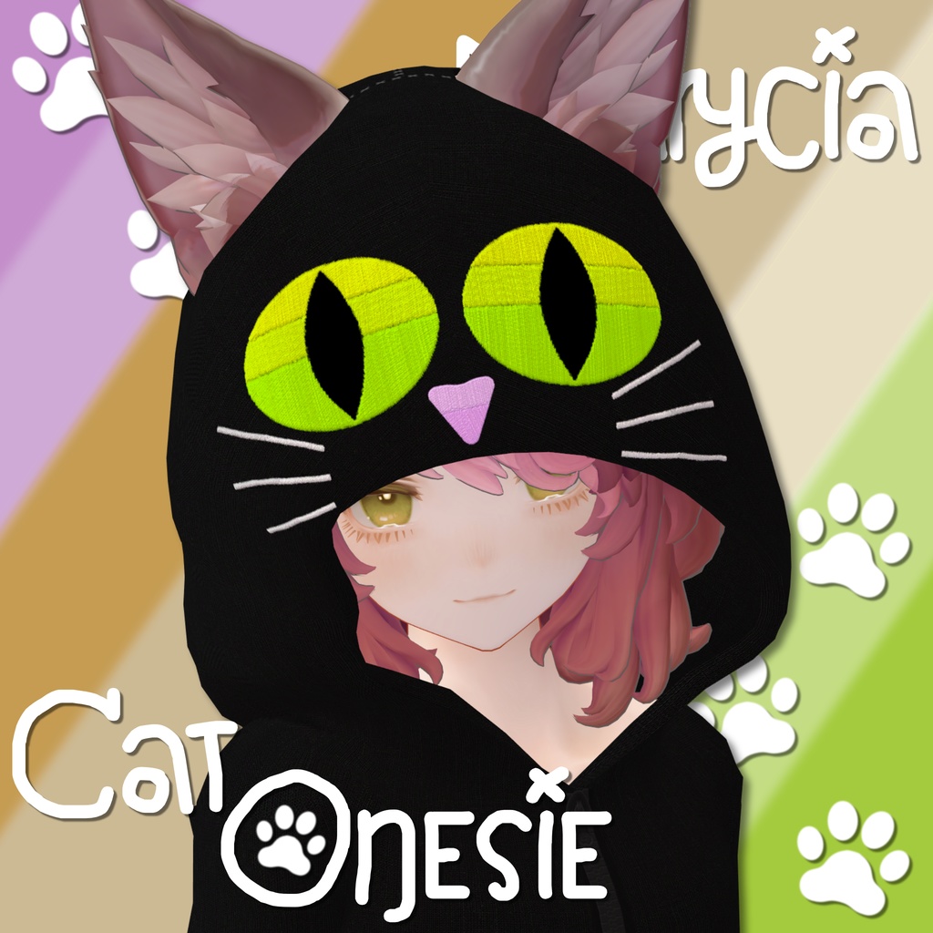 Marycia Cat Onesie - マリシア 猫着ぐるみ