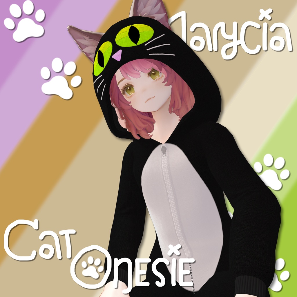 Marycia Cat Onesie - マリシア 猫着ぐるみ