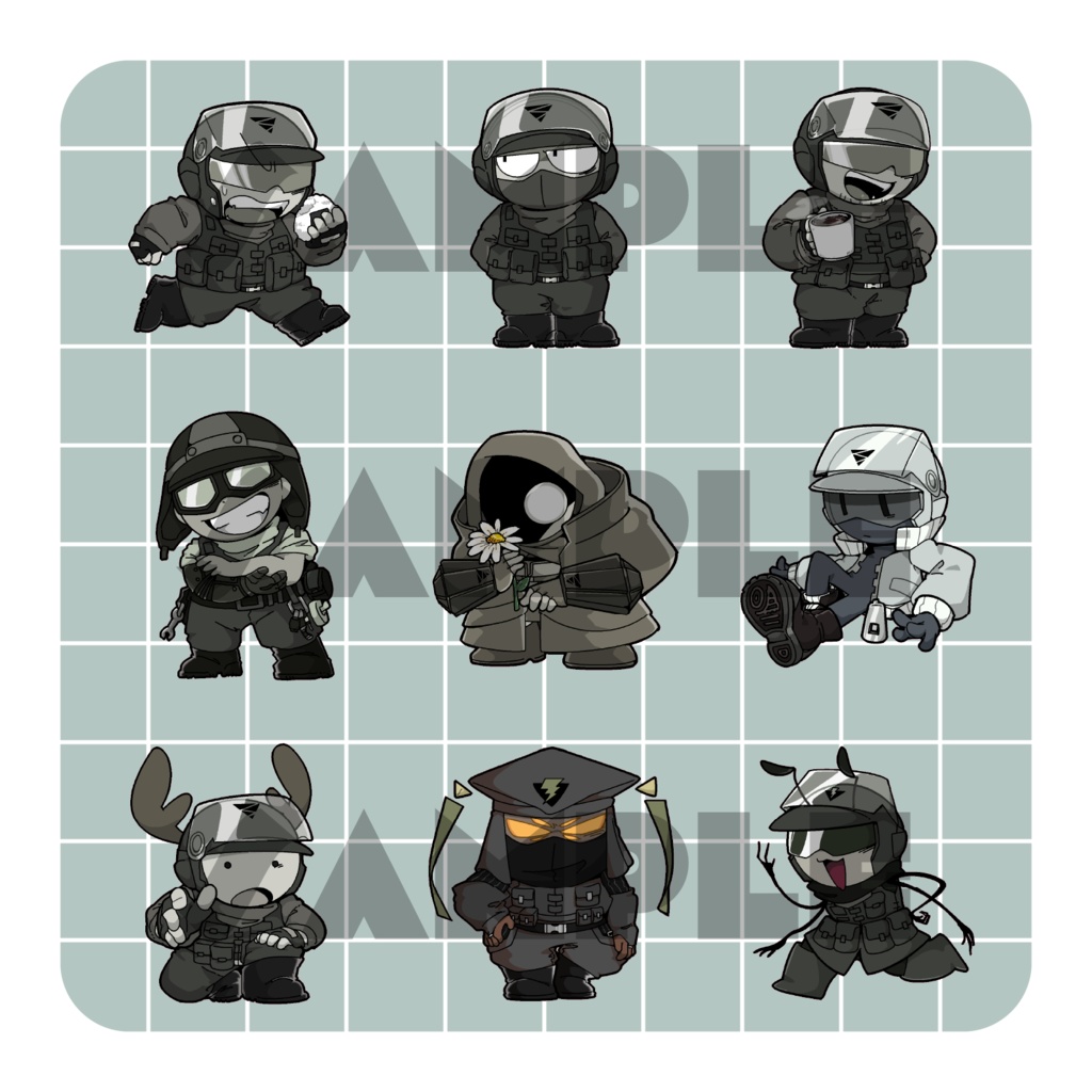 MINDHACK ホットフィックス隊アクリルキーホルダー