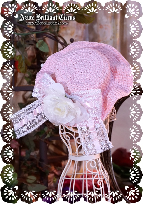 SD・幼SD◆レース編みのお帽子