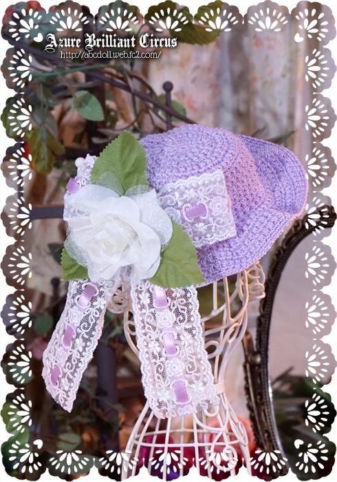 SD・幼SD◆レース編みのお帽子