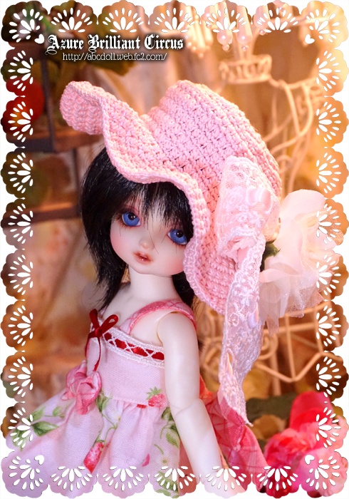 SD・幼SD◆レース編みのお帽子