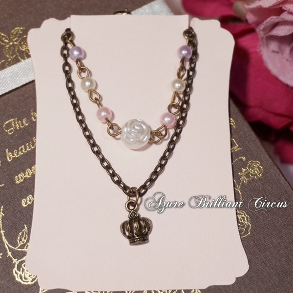 SD&MSD◆ネックレス～rose＆crown～