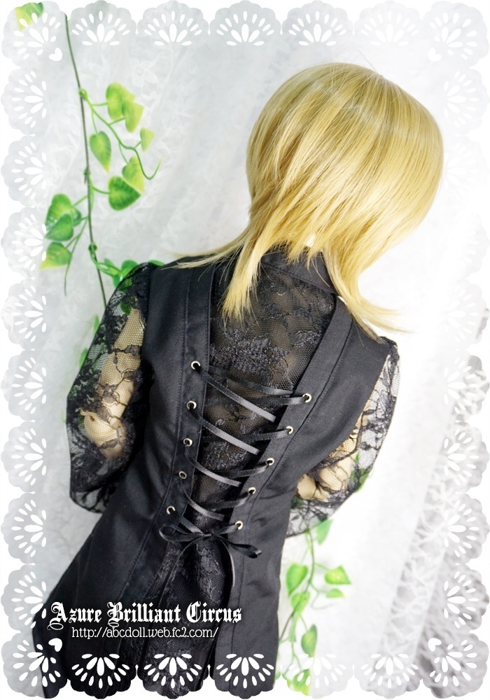 SDGr少年〜SD17◆レース編み上げシャツ