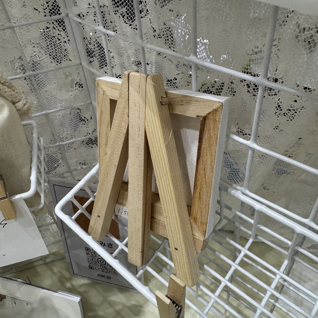 ドライフラワーミニキャンバス(イーゼル付)