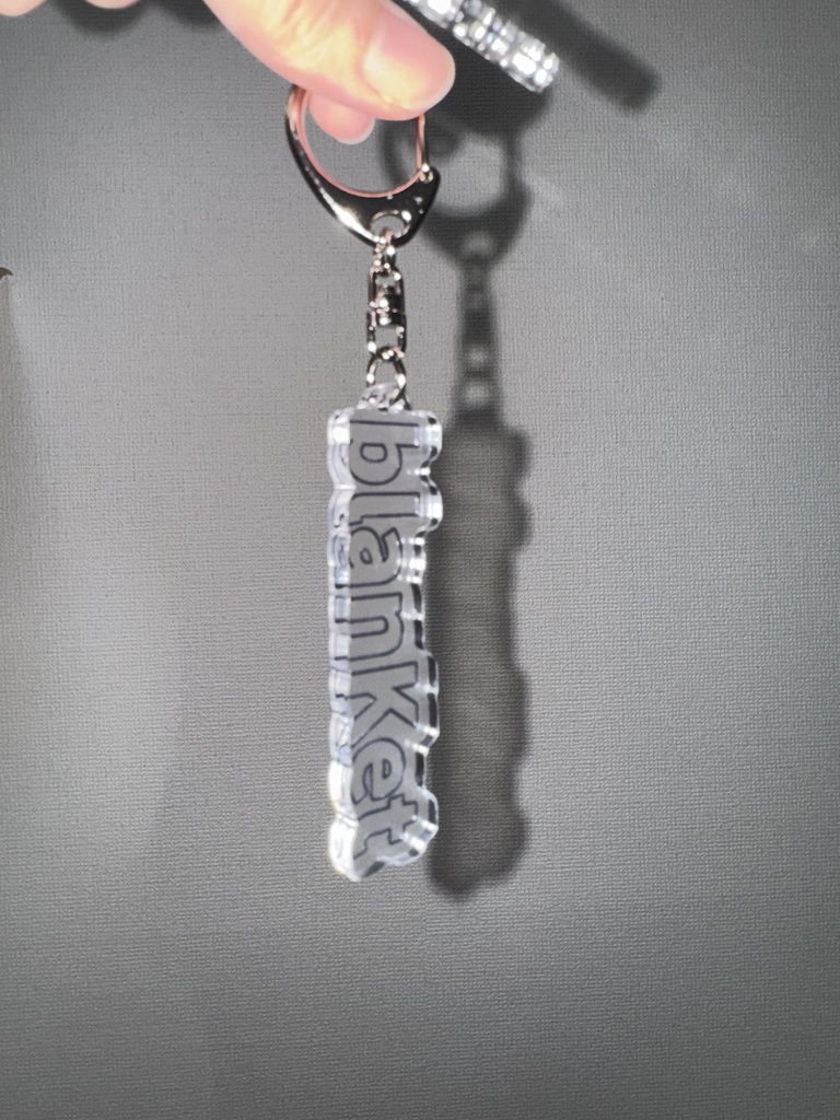 blanKetアクリルキーホルダー