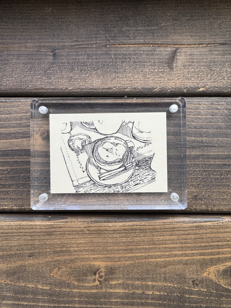 【原画】ガラス喫茶