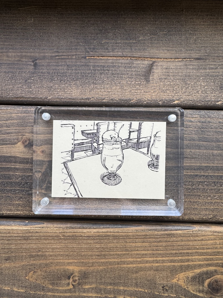 【原画】ガラス喫茶