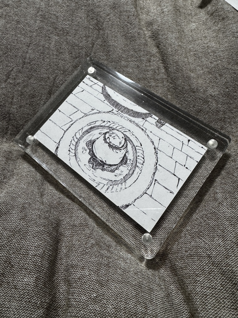 原画「懐かしのプリン」